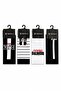 Licensed Fan Adult Bootie Socks, Unisex 4-Piece Sock Set, Black and White Eagle Fan Sock Set - 2