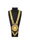 Latest National Style Collection Dubai 18 K Gold Plated Classic Link Chain Women's Necklace Ban