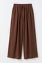 Elastic Waist Sweatpants 3366 - Brown - 5