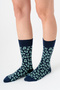 Leopard Patterned Unisex Gots Certified Organic Cotton Socks – Vegan - 3