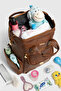 Premium Leather Mother Baby Care Bag Taba - 5