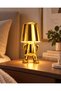 Decorative Led Table Lamp with Gold Hands and Human Figure – Modern Lampshade Night Light