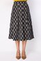 Plaid Patterned Midi Skirt with Pockets - 3