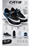 Velcro Patent Leather Children's Soccer Cleats with Spikes - 2