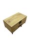 Natural Wooden Jewelry Box Wooden Storage Box (Walnut Wood) (Length:30Cm Width:17Cm Height:15Cm) - 3