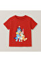 Bluey and Bingo Printed Children's T-Shirt 100% Cotton Red