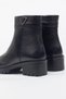 Venüs Genuine Leather Zippered Thick Heeled Daily Boots - 4