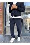Navy Blue Waffle Fabric Basic Tracksuit Mrk-2871 - 6
