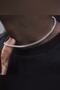 Unisex Tarnish-Free Guaranteed Stainless Steel Fox Tail Necklace and Bracelet Set - 3