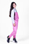 Girl's Mesh Printed Tracksuit Set