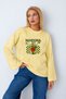 Women's Matcha Printed Oversize Wide Sleeve Bodysuit