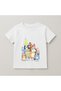 Bluey Friends Printed Kids T-Shirt 100% Cotton White