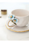 2-Pack Arka Bahçem Handmade Textured Ceramic Cup 140ml - 2