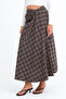 Plaid Patterned Midi Skirt E02514 - 5
