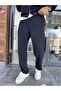 Navy Blue Waffle Fabric Basic Tracksuit Mrk-2871 - 2
