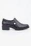 Mammamia Genuine Leather Casual Shoes with Side Zipper