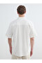 Lcw Vision White Regular Fit Men's Basic Textured Shirt - 5