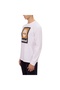 Stack Logo Colored Long Sleeve Tee Men's White Tshirt - 2