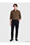 Lcw Vision Brown Regular Fit 100% Linen Men's Shirt - 2