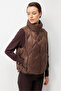 High Collar Puffer Vest - 2