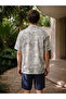 Xside Ecru Regular Fit Patterned Men's Shirt - 4