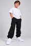 Boys' School Sweatpants Black Rubber Cuffed Pockets Daily Comfortable Children's Sweatpants