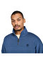 1/4 Zip Sweatshirt Men's Blue Sweatshirt - 4