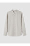 Lcw Vision Beige Judge Collar Men's Shirt