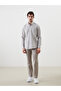 Regular Fit Long Sleeve Gabardine Men's Shirt - 3