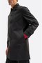 Basic ™   Classic Regular Fit Black Trench Coat - 7