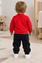 6-18 Months Baby 3-Piece Fabric Set – Long Sleeve Sweatshirt and Pants, Comfortable Fit, Stylish and Casual Baby Clothing Set - 2