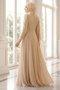 Perihan Evening Dress Beige Tbsahn284 - 5