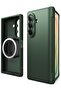 Samsung Galaxy Z Fold 8 Ultra Case Cover | Onyx Flap Magnetic Series | Dark Green
