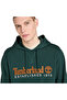 Established 1973 Embroidered Logo Loopba Men's Dark Green Sweatshirt - 4
