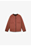 Water Repellent Quilted Jacket Women's Brown Jacket - 4