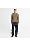 Williams River Cotton Crew Neck Sweater Men's Khaki Sweatshirt - 4