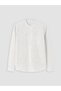 Esvab • Modern & Distinctive Standard Fit Stand Collar Striped Poplin Men's Shirt - 5