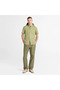 Mill Brook Linen Short Sleeve Shirt Men's Green Tshirt - 2