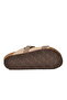 Brown Velcro Adjustable Double-Strapped Soft Comfortable Sole Men's Slippers 031-120 m - 5