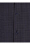 Esvab • Modern & Distinctive Standard Fit Checkered Embroidered Gabardine Men's Shirt - 7