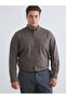 Lcwaikiki Classic Brown Regular Fit Dobby Pocket Men's Shirt - 2
