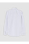 Lcw Business Navy Blue Slim Fit Striped Gabardine Men's Shirt - 4