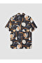 Lcw Vision Black Regular Fit Patterned Men's Shirt - 6