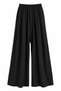 Women's Black Skirt Pants Modal Cotton Loose Fit Elastic Waist Side Pockets Comfortable Pants Code:Etekpant-2 - 3