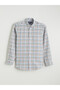 Regular Fit Plaid Men's Shirt - 5