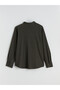 Vizyon New Season Large Size Textured Men's Shirt - 6