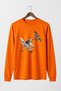 Men's Outdoor Hunting English Setter Çulluk Av Printed Crew Neck Long Sleeve 24/1 T-Shirt - 2