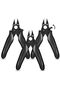 3 Pcs 3.5 Inch Micro Cutter with Lock Flush Cutter Mini Wire Cutters Side Cutters Diagonal Cutting P