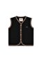 Quilted Vest 1-10 Years Black