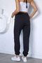 Smoked Women's Sweatpants with Elastic Waist and Cuffs - 4